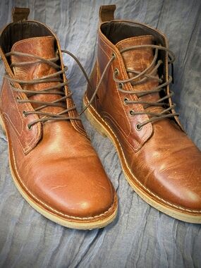 ASOS Men's Genuine Leather Boots - Brown - SiASOS Men's Tan Leather Chukka Boots